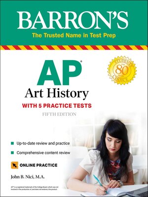 cover image of AP Art History: 5 Practice Tests + Comprehensive Review + Online Practice